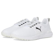 PUMA Golf Men's Ignite Elevate 2 Golf Shoes - Puma White/Puma Black/Puma Silver, Size 8EE