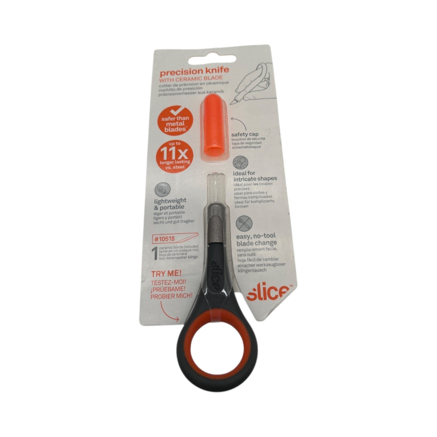 Precision Knife Ring-style Handle Utility Knife