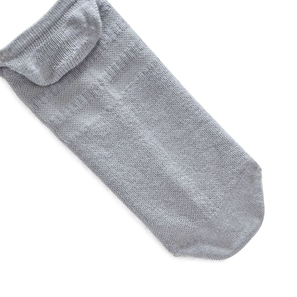 SZ 7-8.5, adidas Adult's Performance Ankle Socks - White/Gray/Black, Size 7-8.5 (3 Pair)