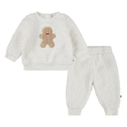 HUGGIES Crewneck Sweatshirt and Pants 2-Piece Outfit Set