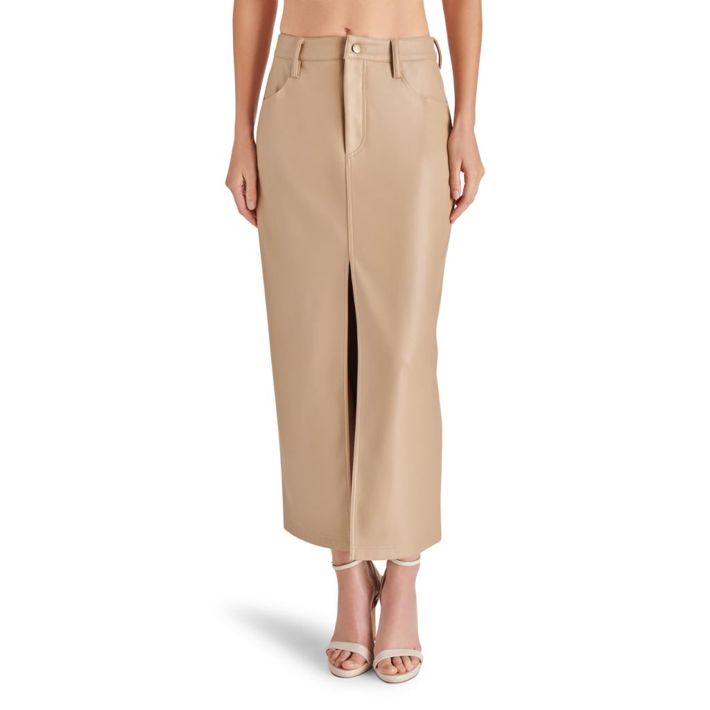 Steve Madden Apparel Avani Skirt, Camel, 4