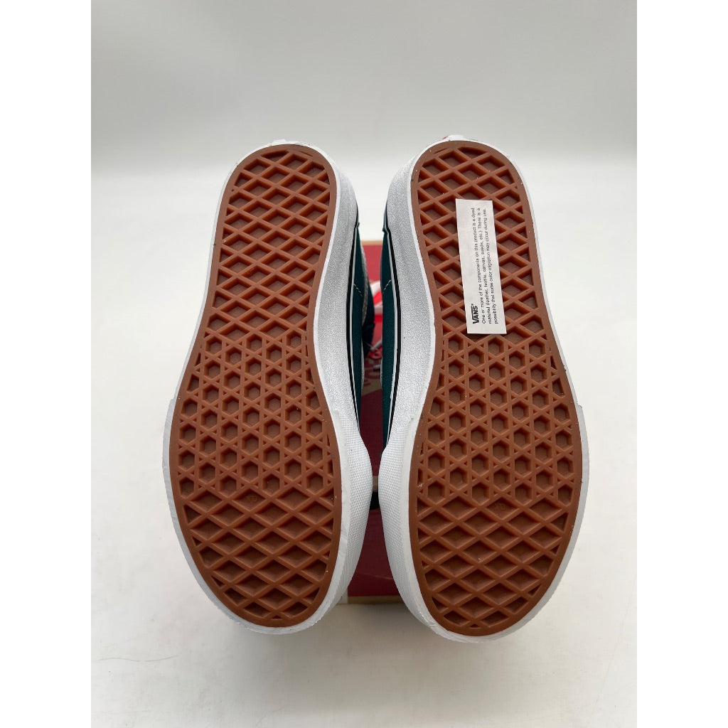 Vans Kid's Sk8-Hi Zip Sneakers, Theory Deep Teal, Size 1.5 Youth