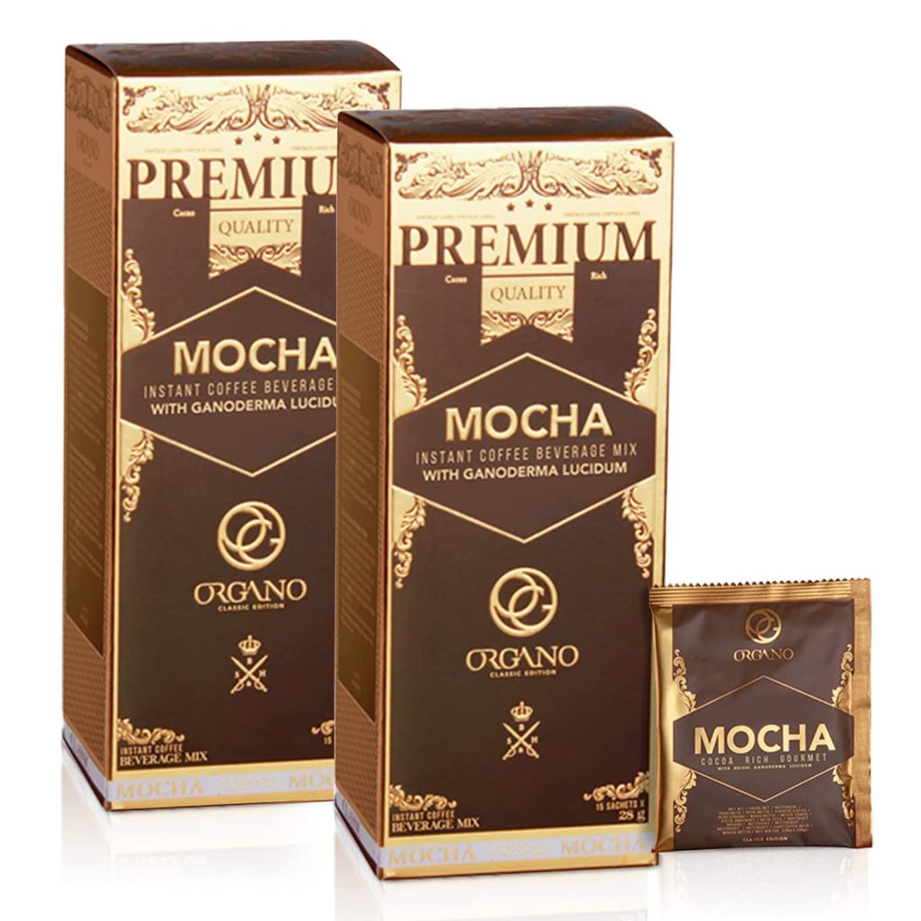 2 Boxes ORGANO Gourmet Cafe Mocha (30 sachets)