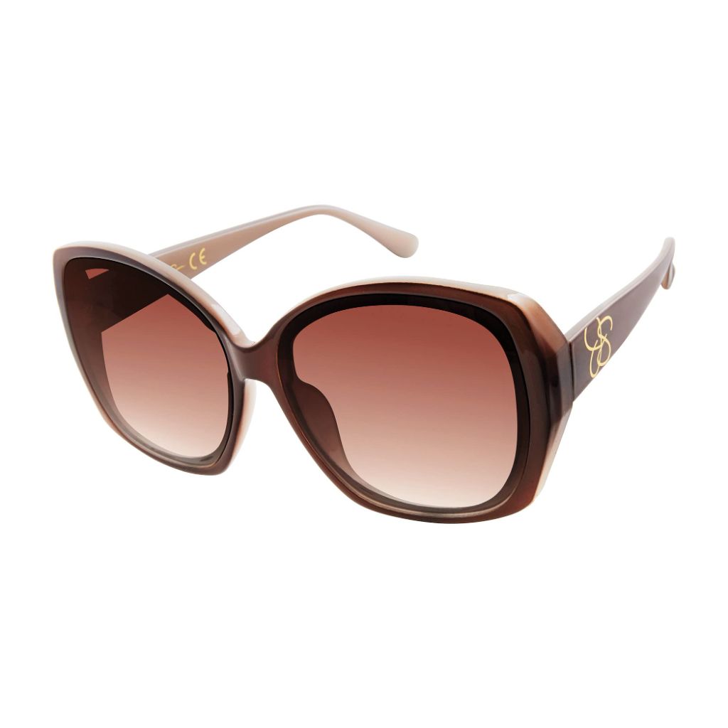 Jessica Simpson Women's J5839 Oversized Butterfly Sunglasses with UV400 Protection - Glamorous Sunglasses for Women, 60mm