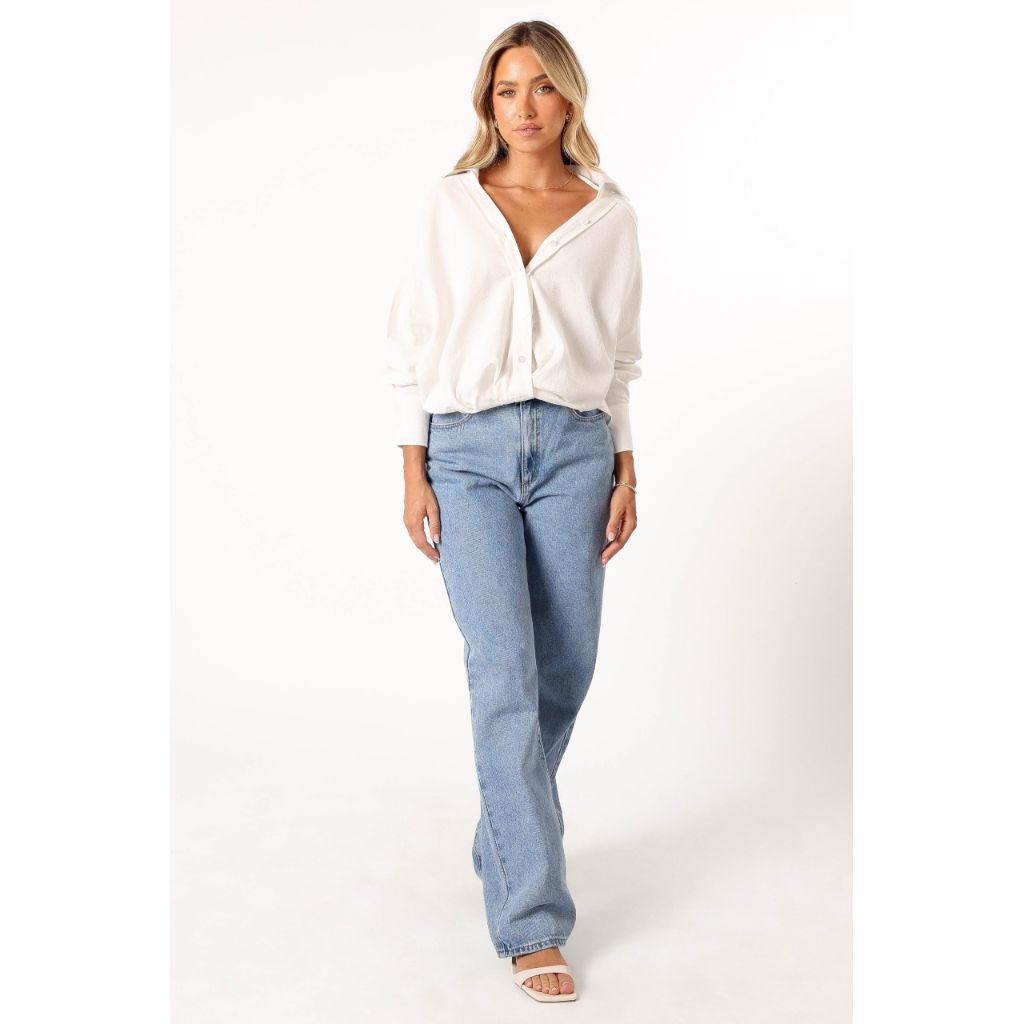 Petal & Pup Mariah Shirt - White XL