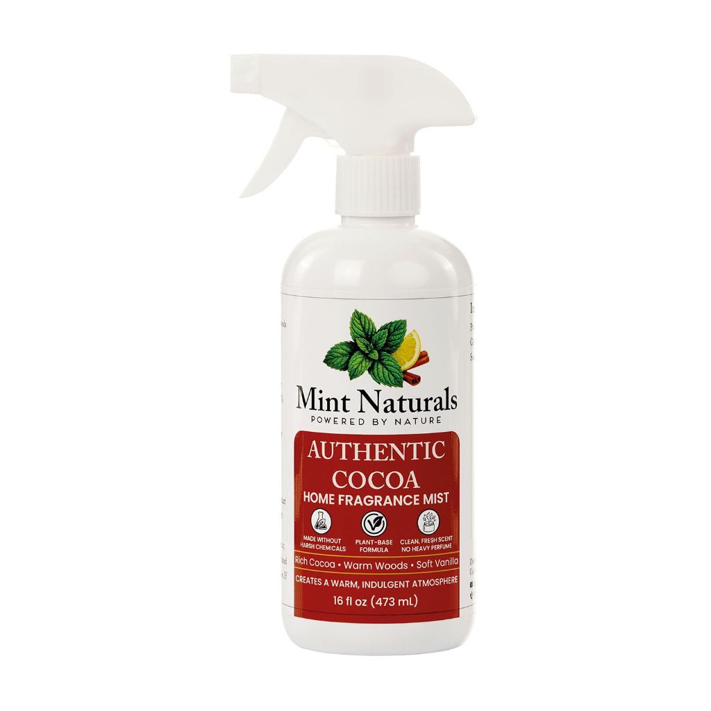 Mint Naturals- Natural Cocoa Room Spray & Odor Eliminator – 16 oz