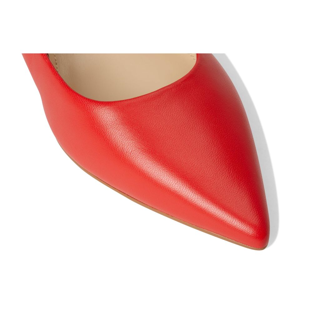 Marc Fisher LTD, Women's, Posey, Red Leather, 6, Medium