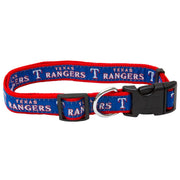 MLB Texas Rangers Licensed PET COLLAR- Heavy-Duty, Strong, and Durable Dog Collar