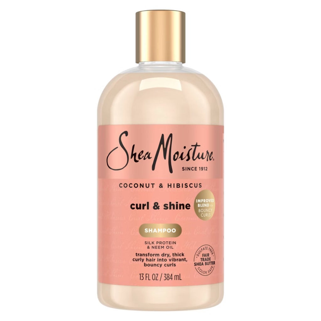 SheaMoisture Coconut and Hibiscus Curl and Shine Shampoo - 13 fl. oz.