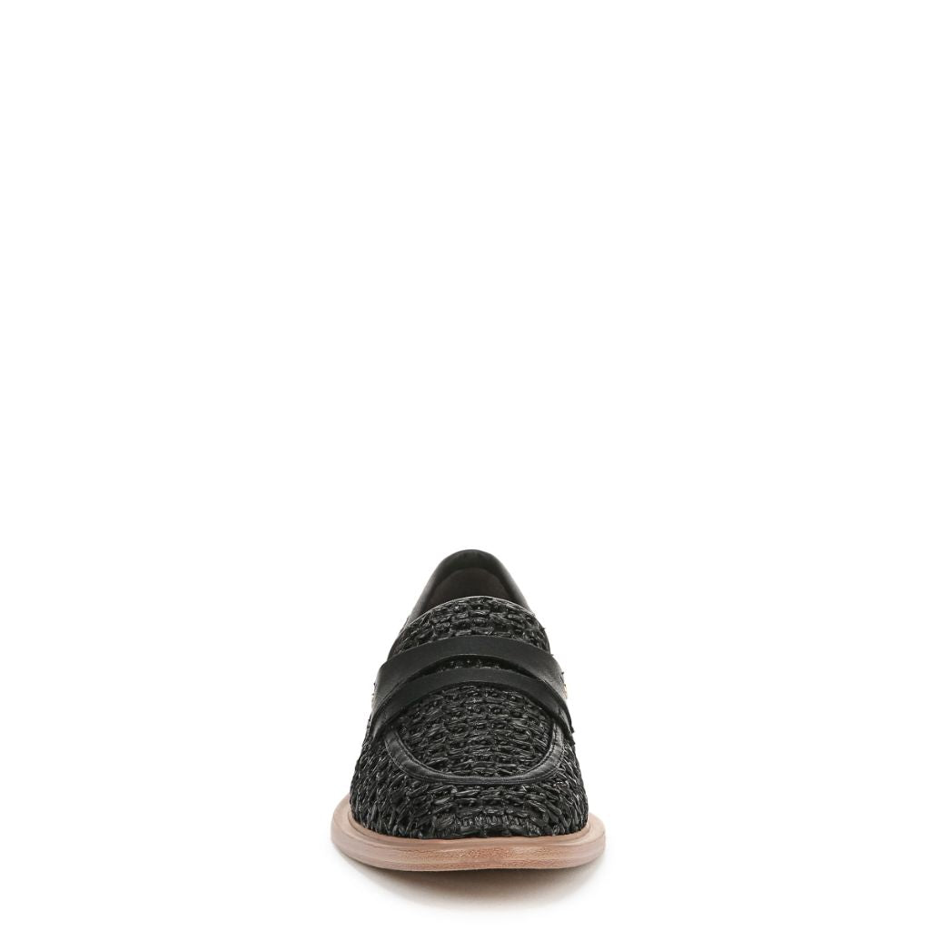 Franco Sarto Womens Edith Loafer Black Weave 5 M
