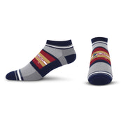 For Bare Feet MiLB FRISCO ROUGHRIDERS Streak No Show Sock Team Colors Medium