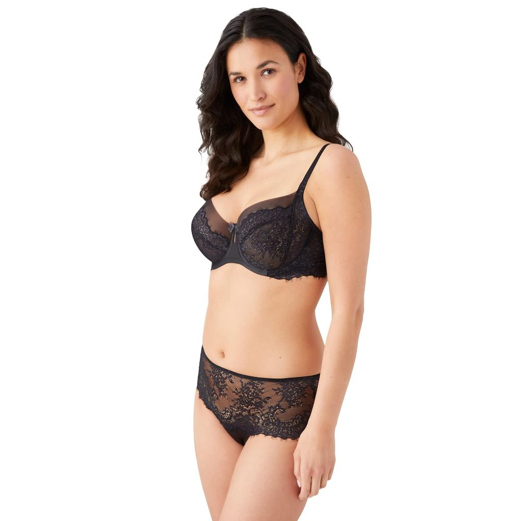 Wacoal Center Stage Underwire 855323 Black/Graphite 32C