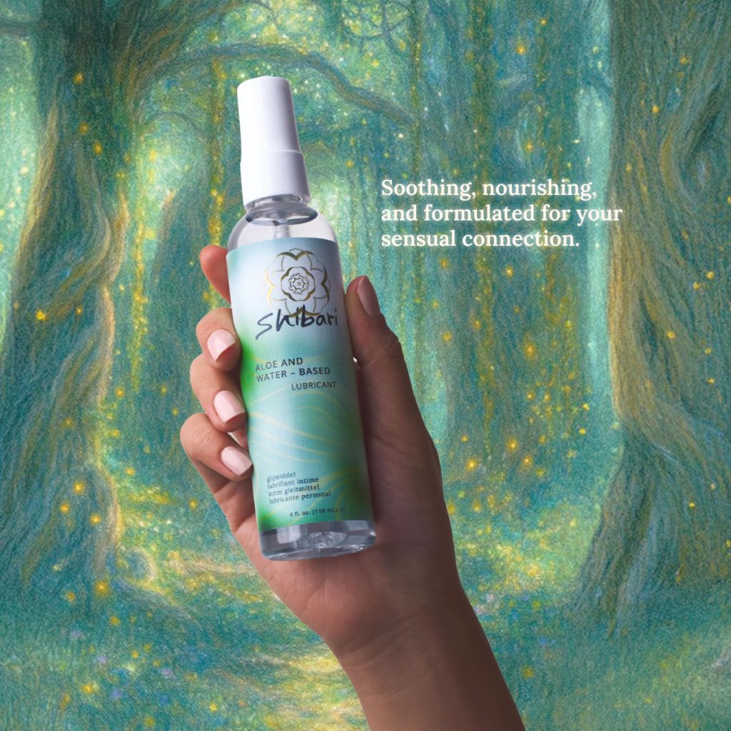 Shibari Premium Aloe Water-Based Personal Lubricant for Couples and Women (Aloe, 4 Fl Oz)
