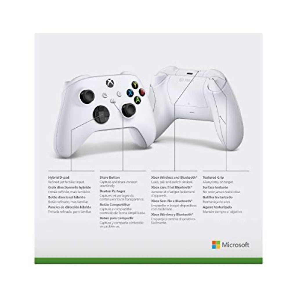 Xbox One Series S & X Console Controller Robot White