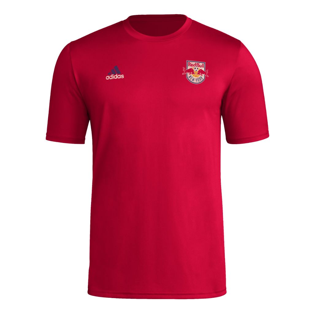 adidas Men's MLS Short Sleeve T-Shirt - New York Red Bulls, Power Red (XXL)