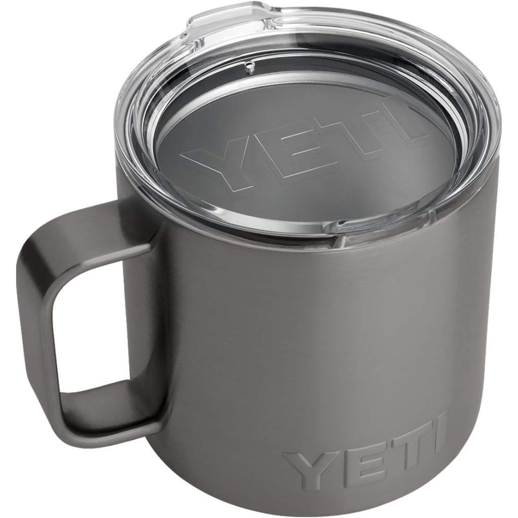 Yeti Rambler 14oz Stainless Steel, Insulated Mug with Standard Lid, Graphite