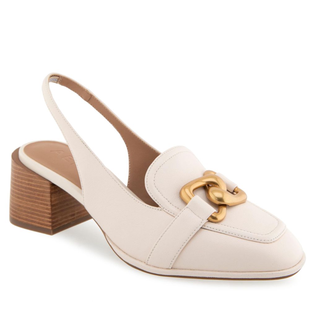 Aerosoles Women's Allure Loafer, Eggnog Leather, 5M