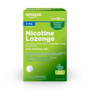 Amazon Basic Care Nicotine Polacrilex Lozenge 2mg Nicotine - Mint Flavor, 216 Count *Damaged Box*