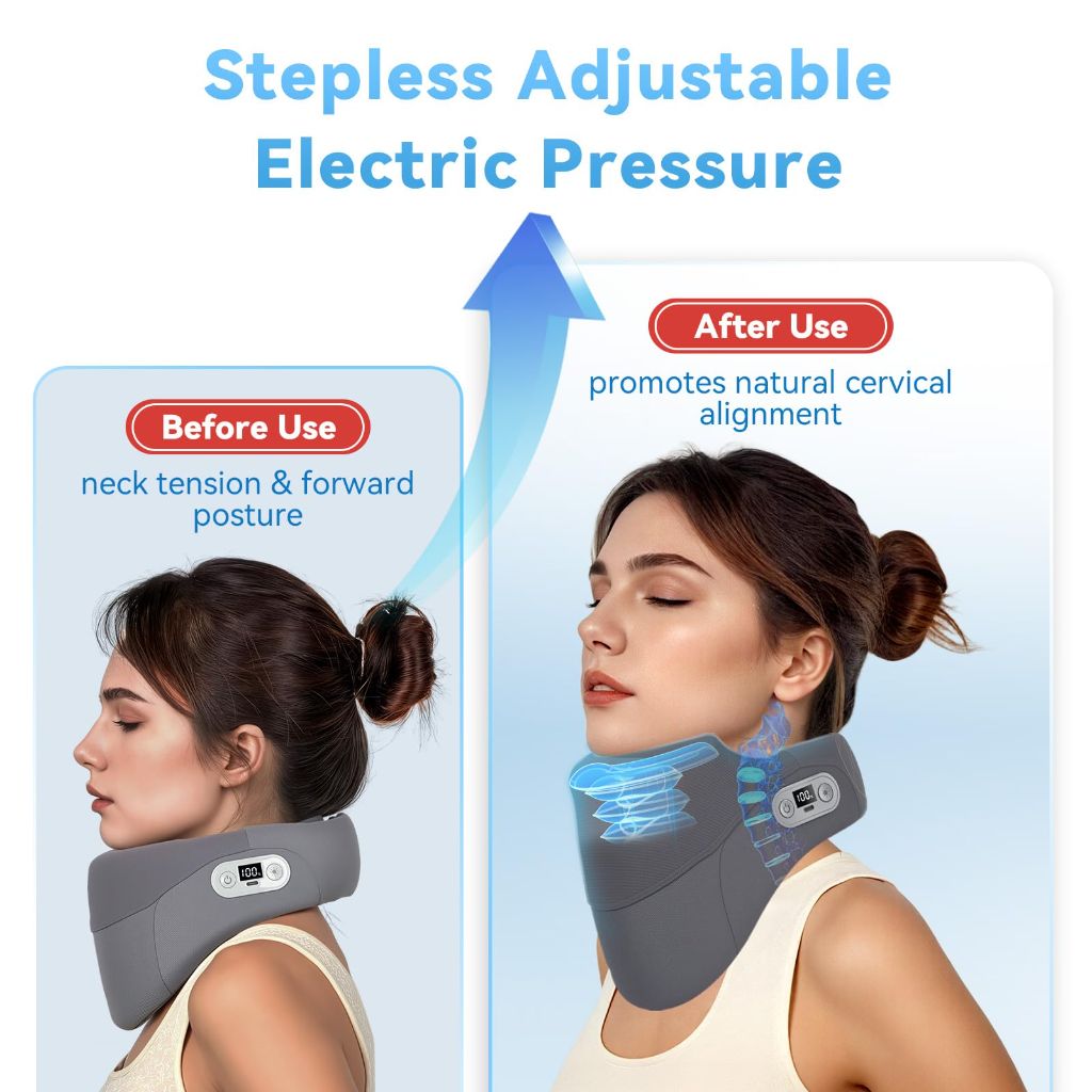 MUSE RELAX Cervical Traction Device for Neck Pain Relief