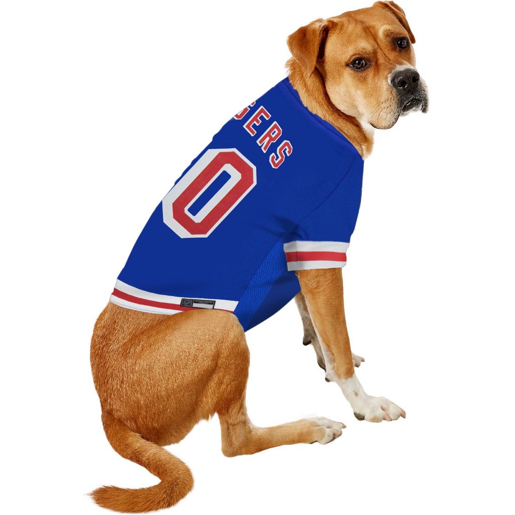 Pets First NHL New York Rangers Jersey for Dogs & Cats, X-Large