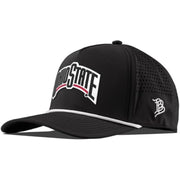 Branded Bills Officially Licensed x Ohio State Buckeyes Black 5-Panel Ohio State Block PVC