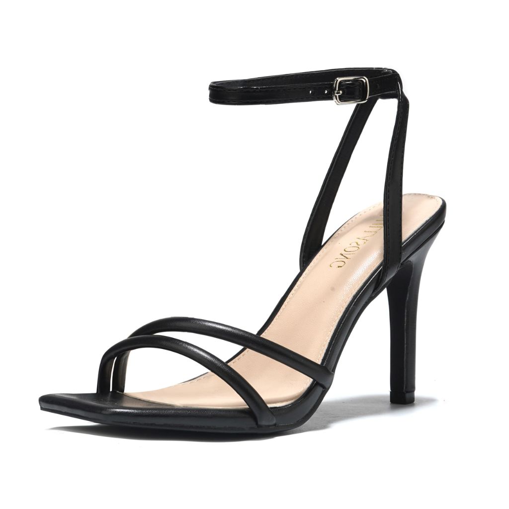 LULLASONG Black Heels, Black - size 7.5