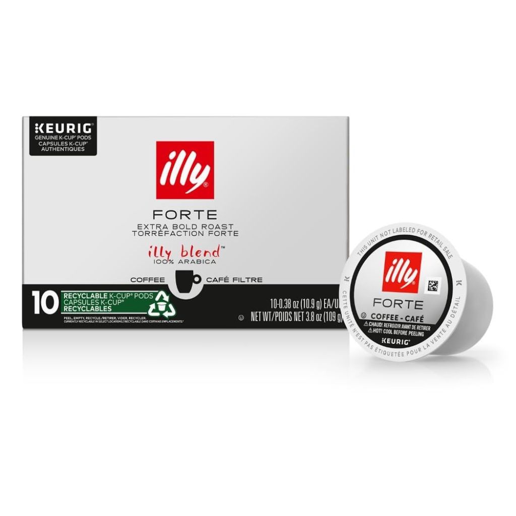 Illy Forte K Cup Coffee Pod, Bold And Intense, Extra Dark Roast, 10 Count (Pack Of 1)