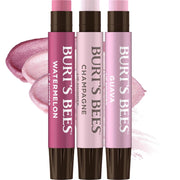 Burt's Bees Tinted Lip Balm Sticks, Lip Shimmer Pink Collection, 3 Tubes, 0.09 Oz