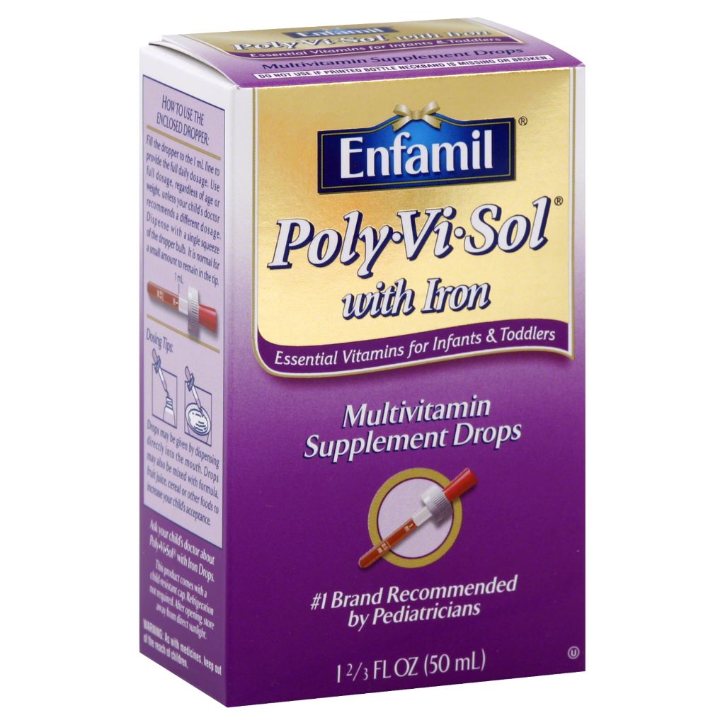 Enfamil Poly-Vi-Sol Multivitamin Drops with Iron - 1.69oz