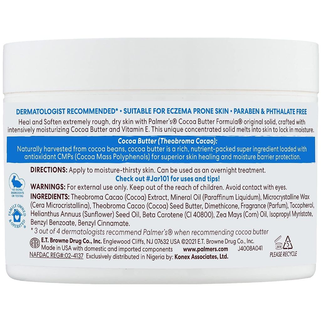 Palmer's Cocoa Butter Jar With Vitamin-E | 7.25 oz