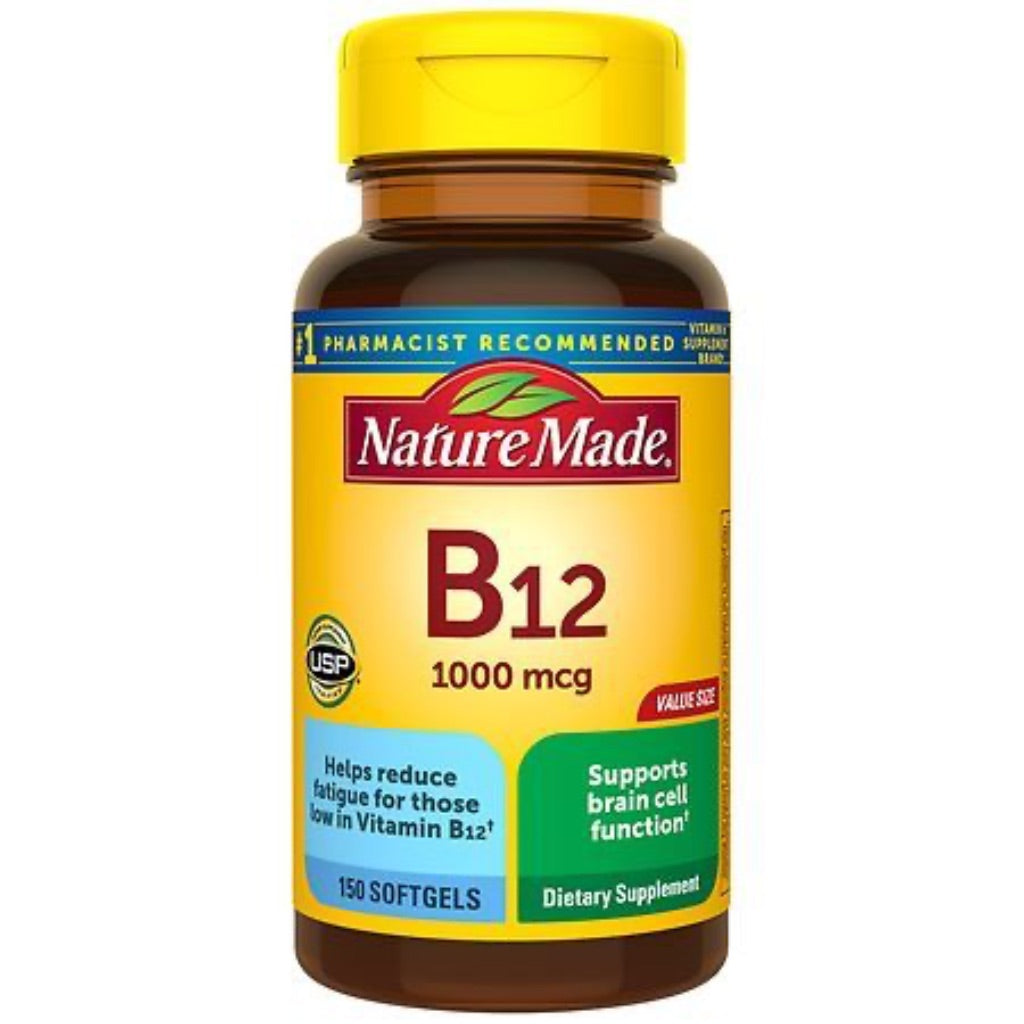 Nature Made Vitamin B12 1000mcg for Energy Metabolism Support - 150 Softgels