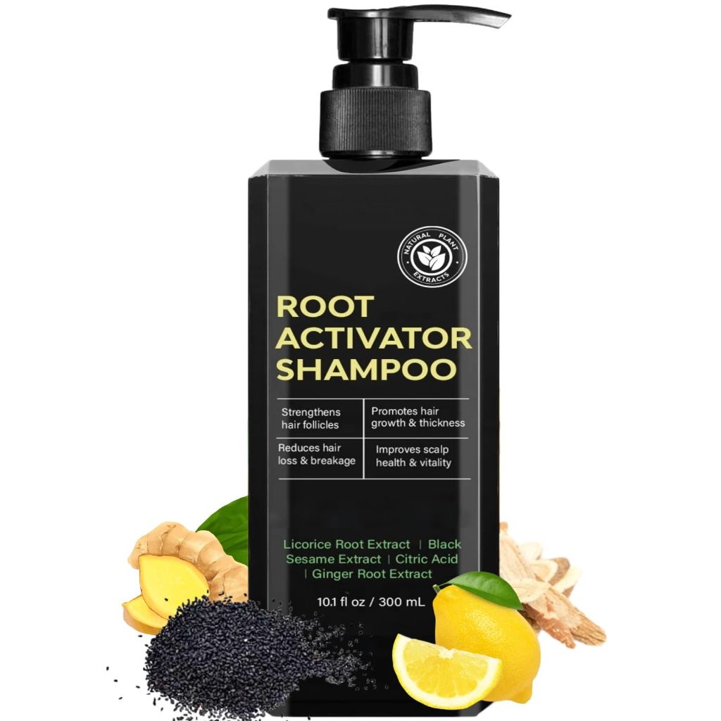 Root Activator Shampoo for Men and Women, 10.1 fl oz/ 300 ml