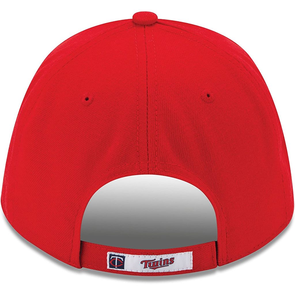New Era Unisex-Adult MLB The League 9FORTY 2-Tone Adjustable Hat Cap One Size Fits All - Minnesota Twins Red Navy