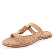 Aerosoles Women's GERALDINE Flat Slide Sandal, Cork Combo, 6.5M