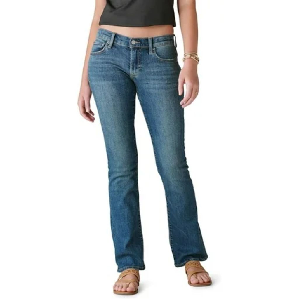 Lucky Brand Women's Mid Rise Easy Rider Bootcut Jeans - Ocean Road, 31W x 32L