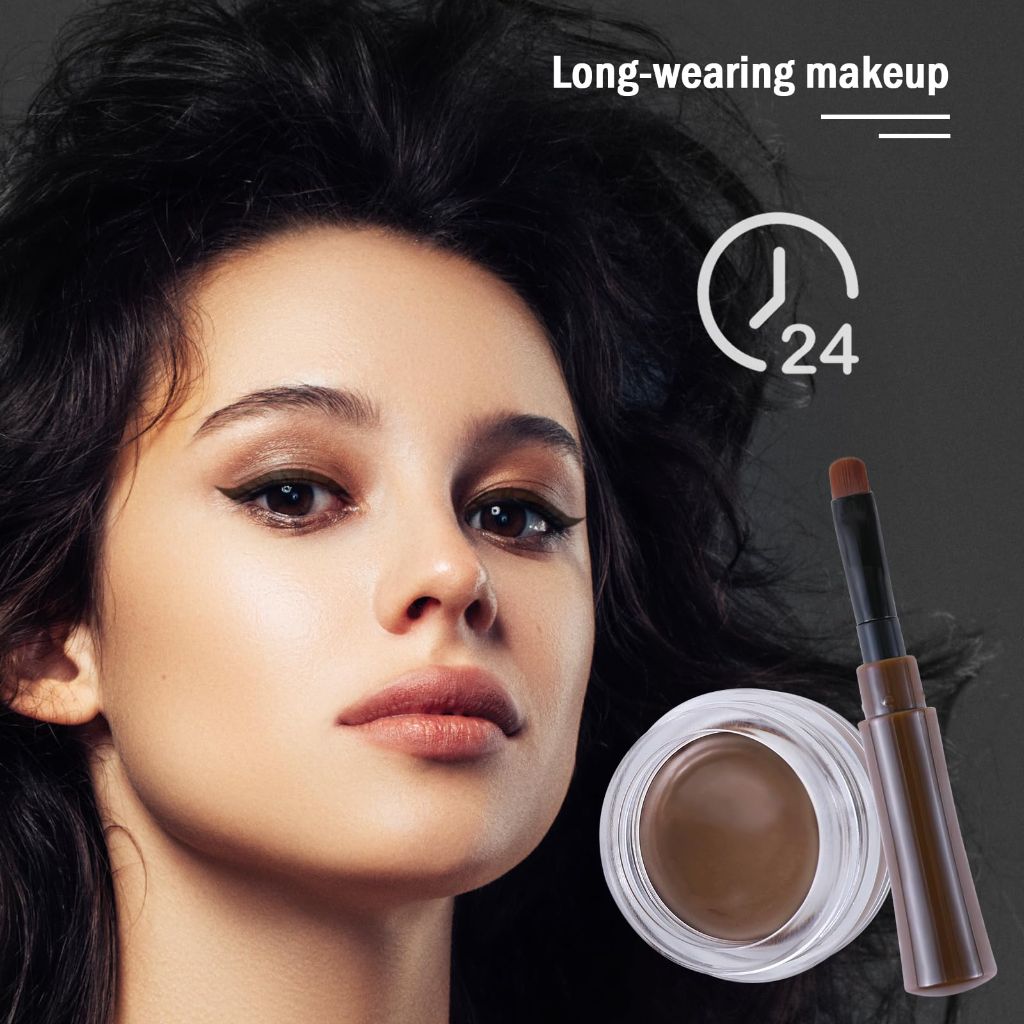 Boobeen Gel Eyeliner Waterproof High Pigment Eye (Dark Brown)