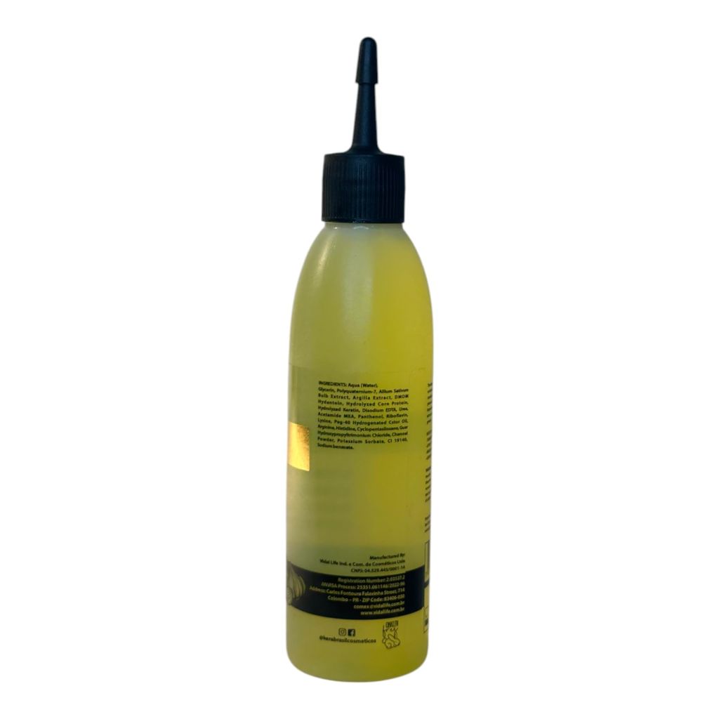 KERABRASIL Hair Toner with Garlic Extract | Strengthen | Regulates Oiliness | Detoxify & Stimulate Hair Growth | 3.38 oz (100ml), Yellow