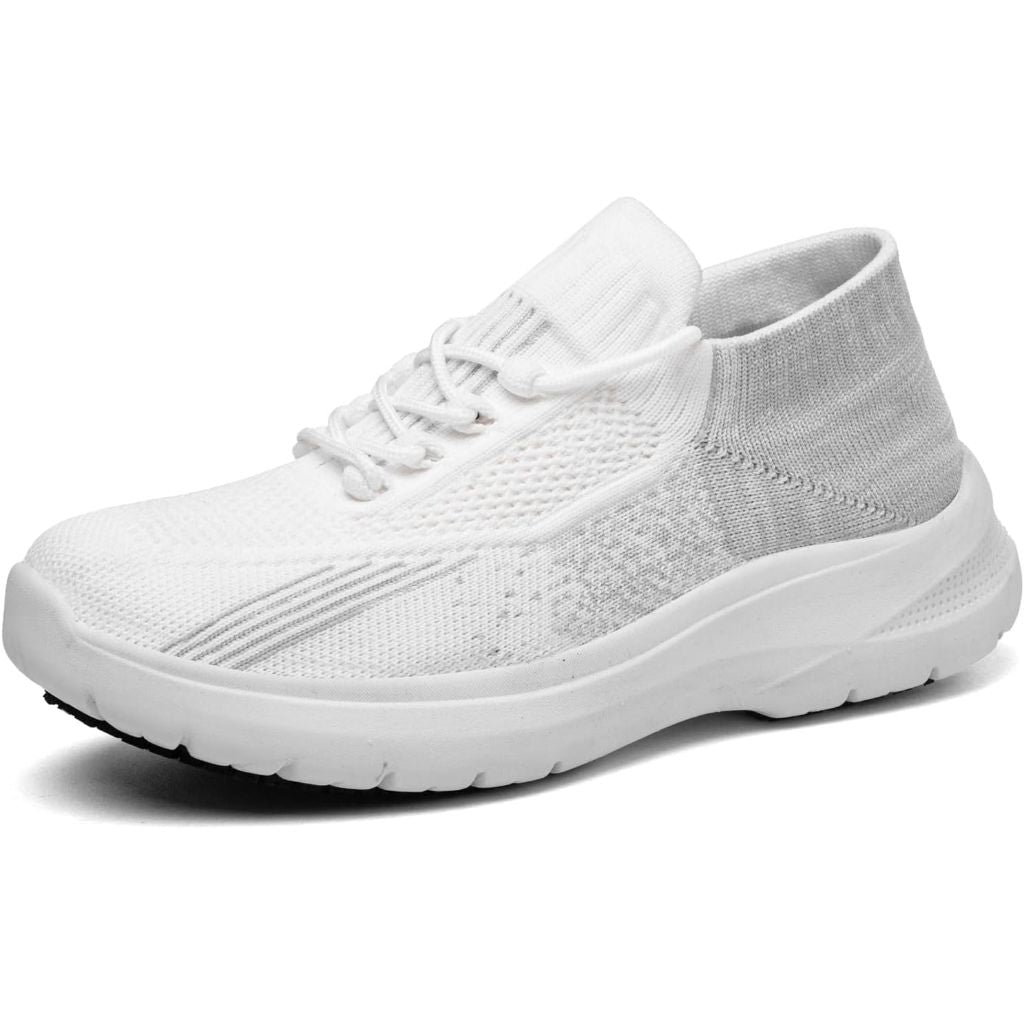 SZ 9.5, Treesky - Non Slip Shoes for Women, Slip Resistant | White