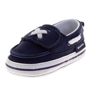 SZ 2 Josmo Baby Infant Loafer Shoes Slipon Closure  - Navy