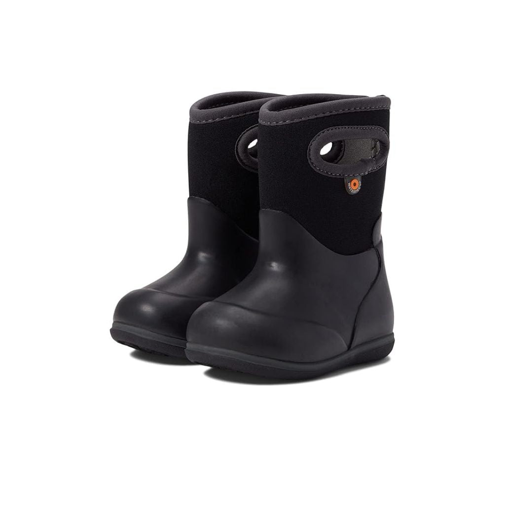 Bogs Infants Classic Solid Waterproof Rain Boots - Black, Size 5 Little Kid