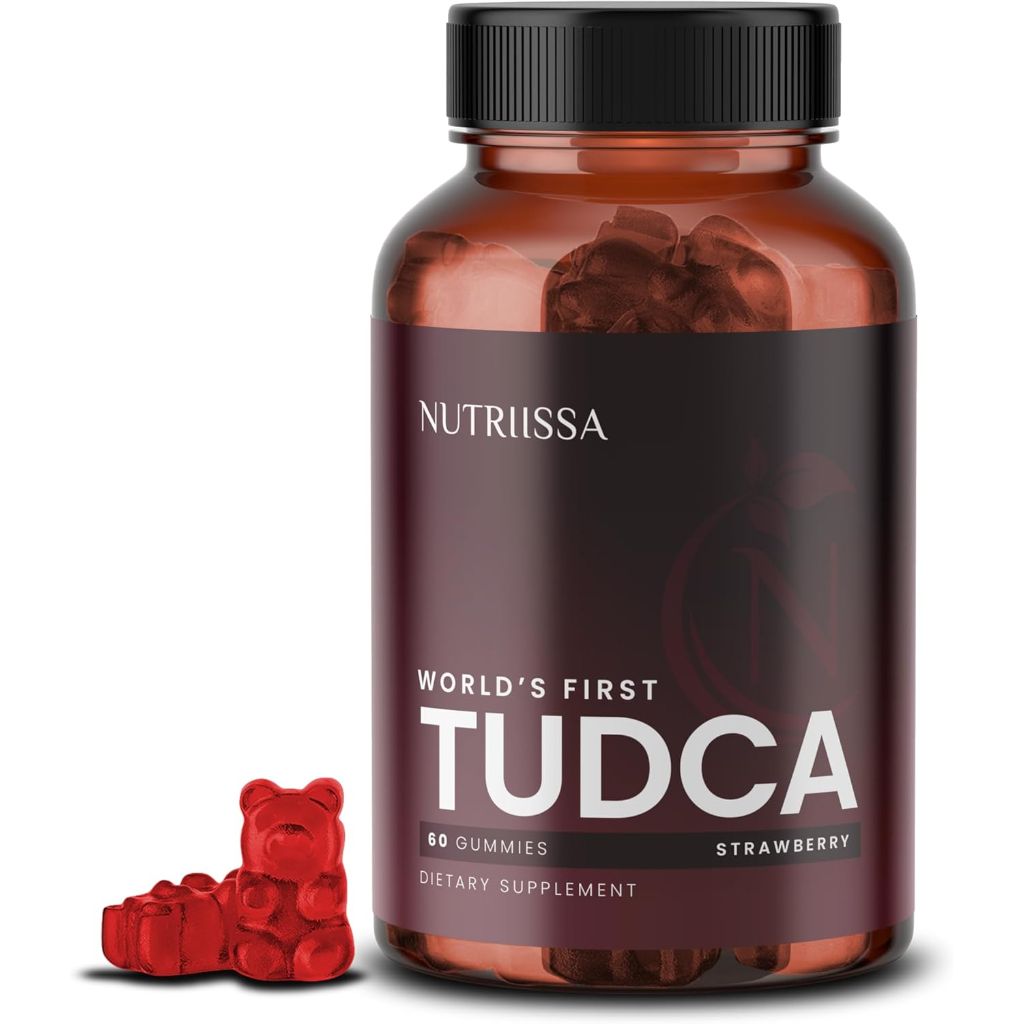 Nutriissa TUDCA Gummies – Liver & Digestive Health Support - 60 Strawberry Gummies