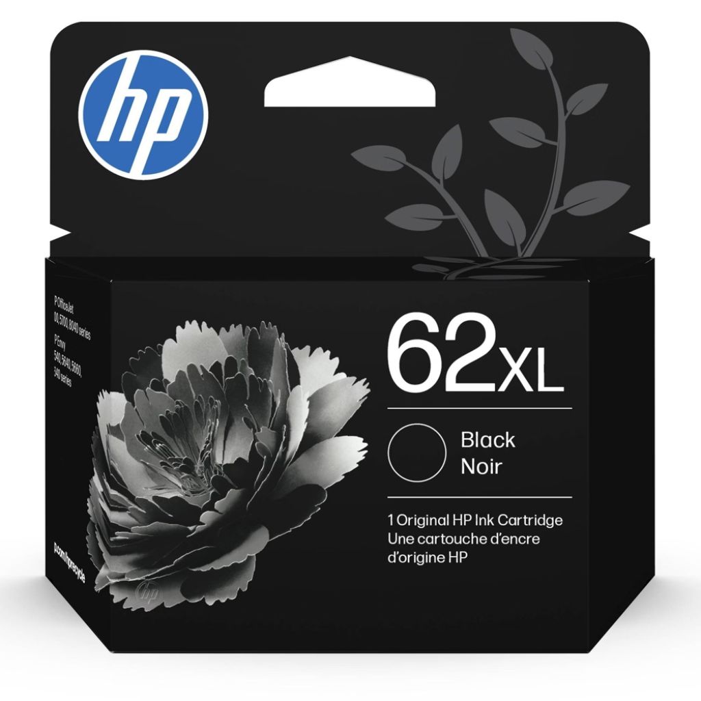 HP 62XL High Yield Black Original Ink Cartridge  ~600 pages  C2P05AN#140