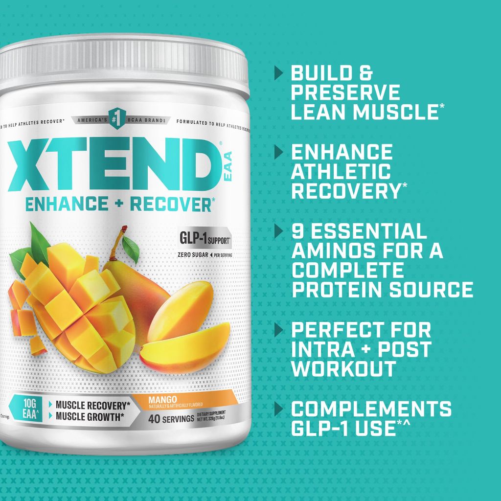 Xtend Scivation EAA + BCAA Powder - Mango, 40svgs.