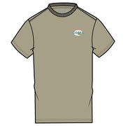 Costa Del Mar Mens Cannery Row Tuna T-Shirt, Sandstone, Large Brown