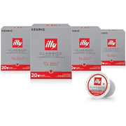 Illy Coffee K Cup, Pods for Keurig Machines, Classico Medium Roast, 100% Arabica, Premium Italian Coffee, 20 Count