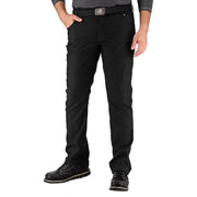 Legendary Whitetails Men's Stretch Woven Canvas Straight Leg Pant, Black, 38/30