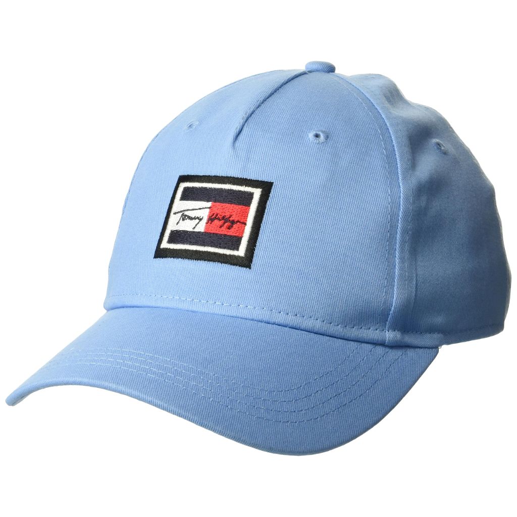 Tommy Hilfiger Men's Signature Baseball Cap Light Blue