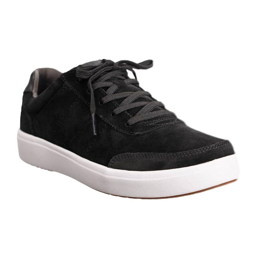 Revitalign Men's Durham Sneaker, Black - size 8.5