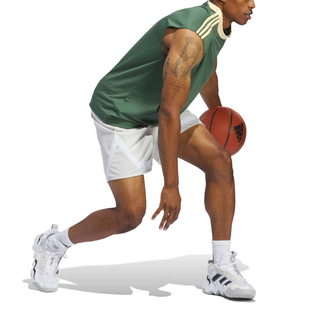 Adidas Men's Pro Block Shorts, Orbit Grey/Orbit Grey - size XS