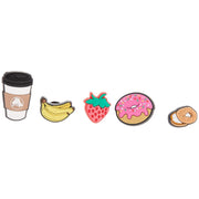 Crocs Jibbitz Food - Stylish Shoe Charms - Synthetic Material - Jibbitz Packs Shoe Charms - One-of-a-kinds Food Breakfast 5-Pack One Size One Size